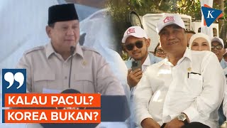 Momen Prabowo Subianto Sapa Politikus Pdi-P Bambang Pacul Korea Bukan?