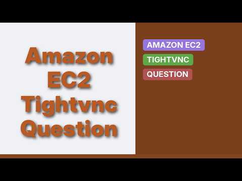 How to setup noVNC using TightVNC on Amazon EC2? (2 Solutions!!)