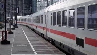 Vertrek Ns 1700 Met Ic Berlijn Van Station Amsterdam Centraal