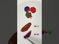 Red + Blue + Green Paint Mixing! 🌈 Amazing Color Transformation 🎨✨