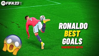 FIFA 23 😱 Cristiano Ronaldo Best Goals Compilation [ MANCHESTER UNITED ] #1 PS5™