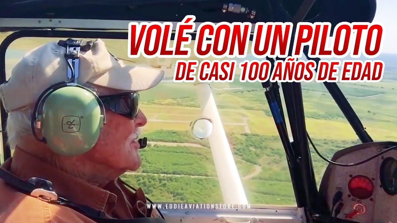 PILOTO DE CASI 100 AÑOS SIGUE VOLANDO SU PROPIO AVIÓN ????????✈️