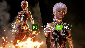 African Warrior Unreal Engine 5  -4k Character 3d model by Oscar Creativo #blender3d #3danimation