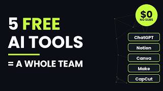 5 FREE AI Tools to Run a One-Person Business (2026)