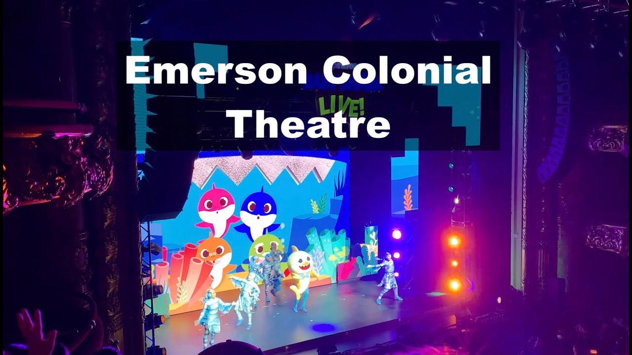 Emerson Colonial Theatre Dress Circle View from my Seat YouTube