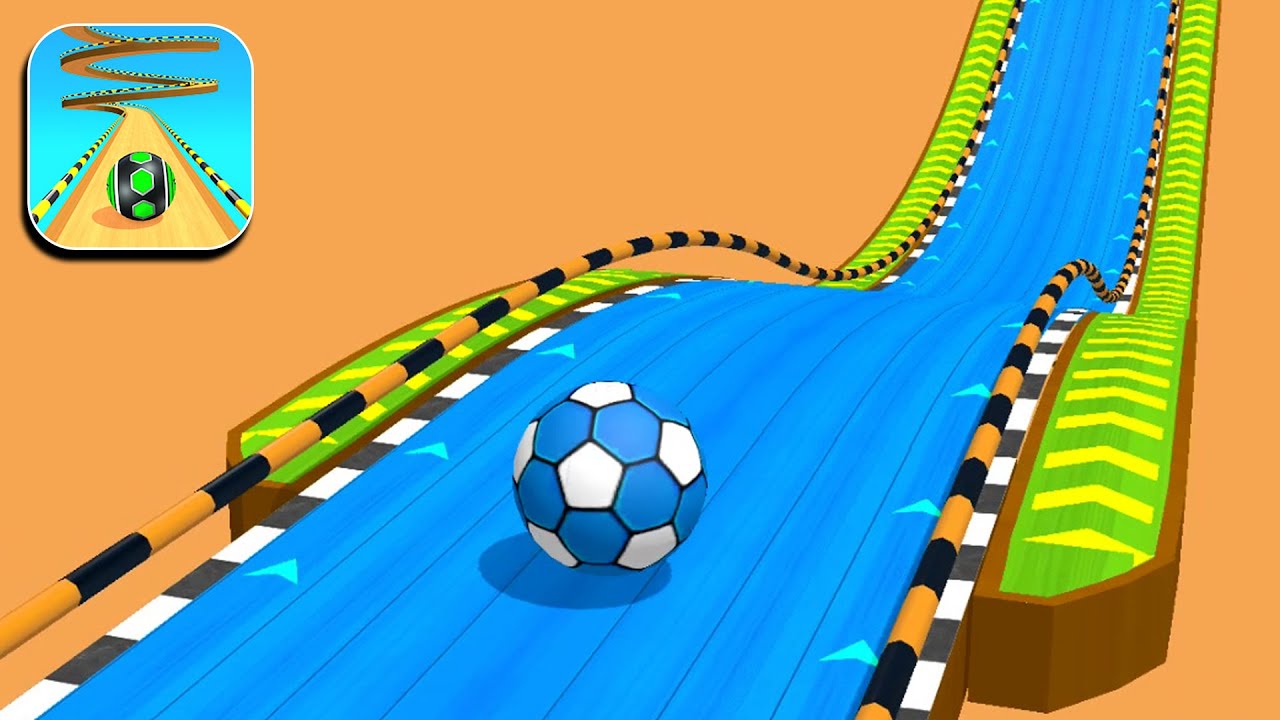 Racing Ball Rolling Game Speedrun Gameplay Max Level 546 - YouTube