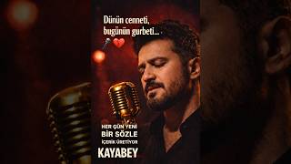 Kayabey Tarzi ,,,Hasret Dolu Bir Ses: Dünün Cenneti, Bugünün Gurbeti 💔Kayabey