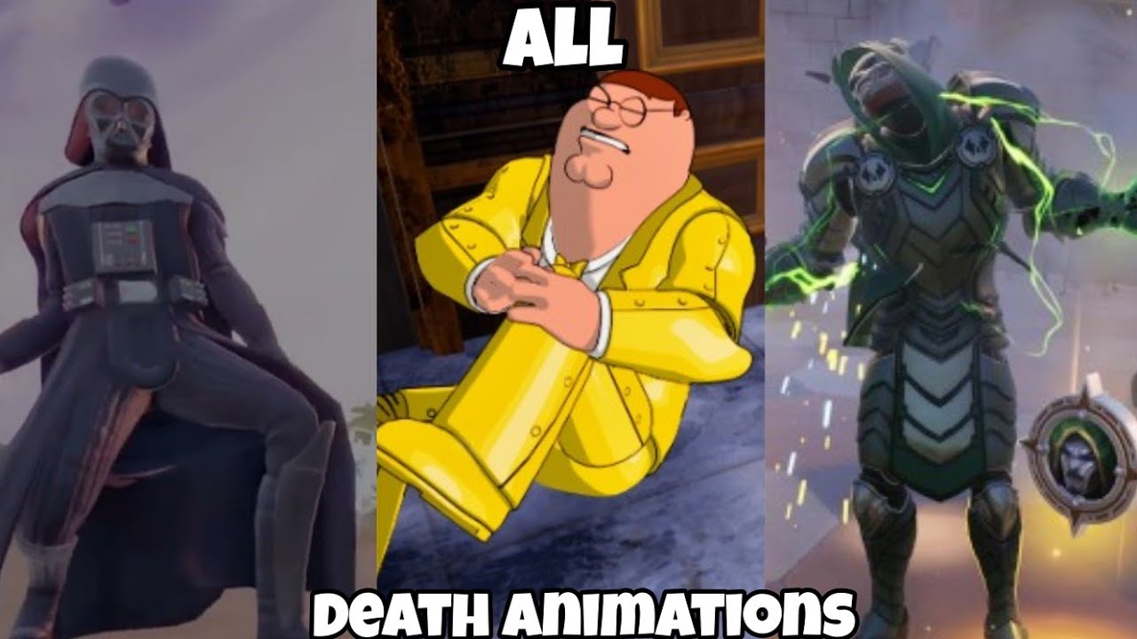 All Fortnite Bosses Death Animations - YouTube