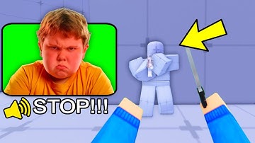 Using GLITCHES TO DESTROY A TOXIC STREAMER.. (Roblox Rivals)