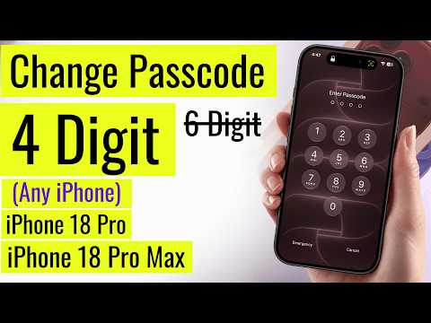 How to Change Passcode on iPhone from 6 to 4 Digits (iOS 27.0.1)