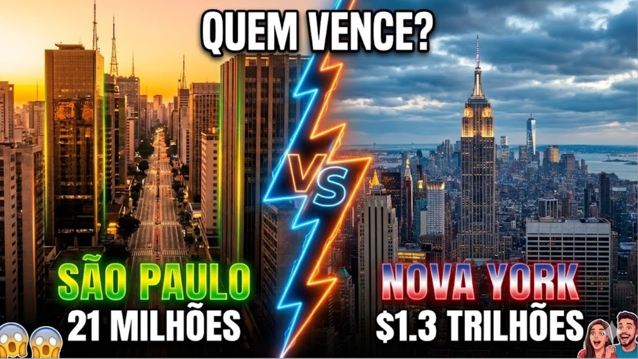 São Paulo vs Nova York: A Batalha das Maiores Cidades das Américas ...