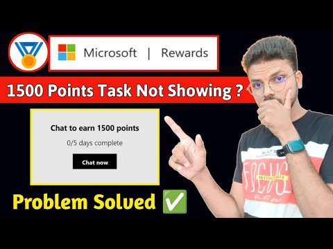 Microsoft Rewards 1500 Points Not Showing || Microsoft Rewards New Update Today || Microsoft Rewards