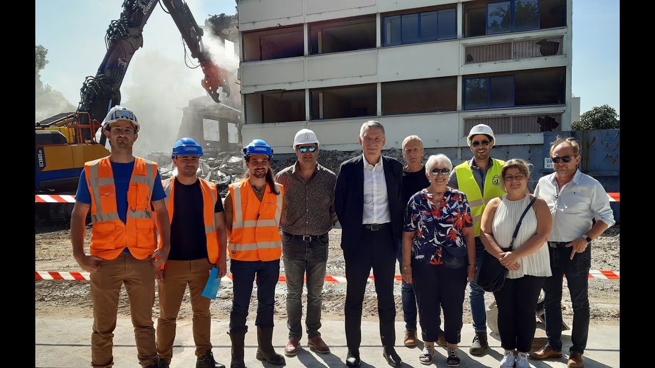 Démolition SEMCODA Ambérieu en Bugey (01) dans le cadre de l'ANRU