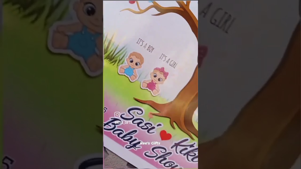 customized baby shower frame 