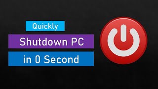 Quickly Shutdown Windows 10 & 11   | James Computers  2023