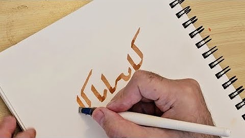 Pilot Parallel pens altered nib for Arabic calligraphy