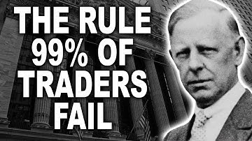 Jesse Livermore | Why 99% of Traders Fail
