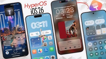 SUPER iOS26 HyperOS 3 - Light iConPack & Dynamic Clock For Xiaomi Global POCO & Redm Poco iOS theme 