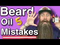 Top 5  beard oil mistakes