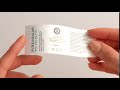 Satin laminate cosmetic label