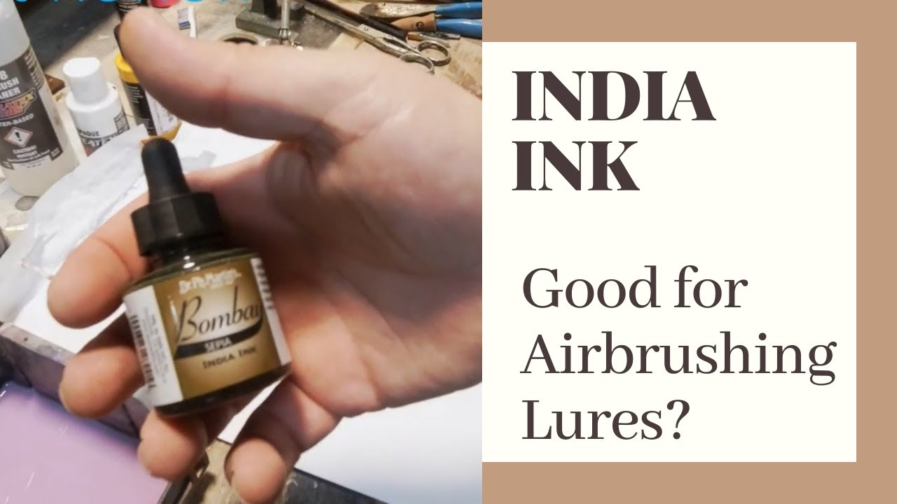Review Ink in an Airbrush for Painting Lures YouTube