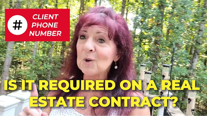 All About Phone Numbers & Real Estate Contracts
