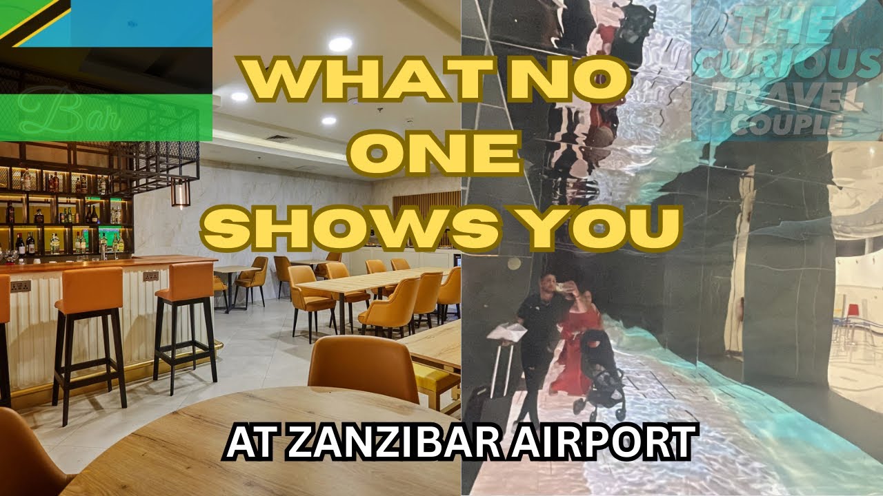 Ultimate Zanzibar Airport (ZNZ) Tour 🇹🇿 | Duty-Free Shopping + Marhaba Lounge Review