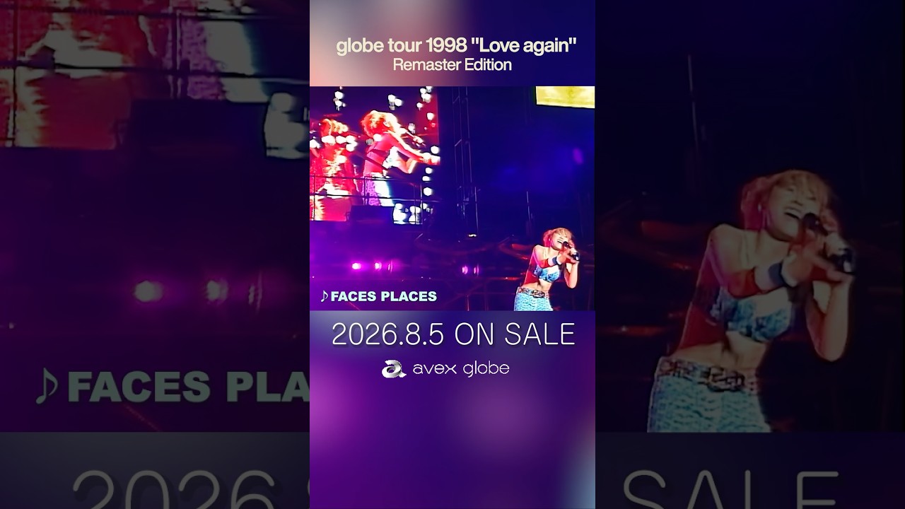 #globe #小室哲哉 #MARC #KEIKO #loveagain #FACESPLACES