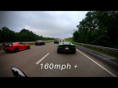 CBR 600rr x Lambo x Ferrari Race & IFO highlights [1080p]