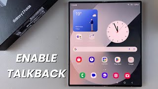 How To Enable TalkBack On Samsung Galaxy Z Fold 6