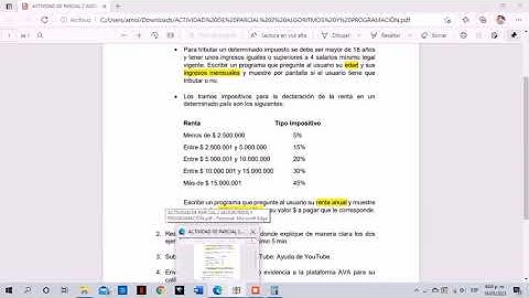 2 ejercicio de Algoritmo y Seudocodigo por Pse int.