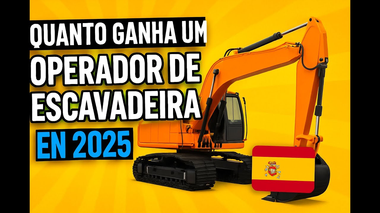 QUANTO GANHA um OPERADOR DE MÁQUINAS PESADAS Na ESPANHA EM 2025 🤔💰🇪🇸 # ...