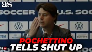 POCHETTINO silences NOISY MEDIA crowd after announcing USA WORLD CUP squad