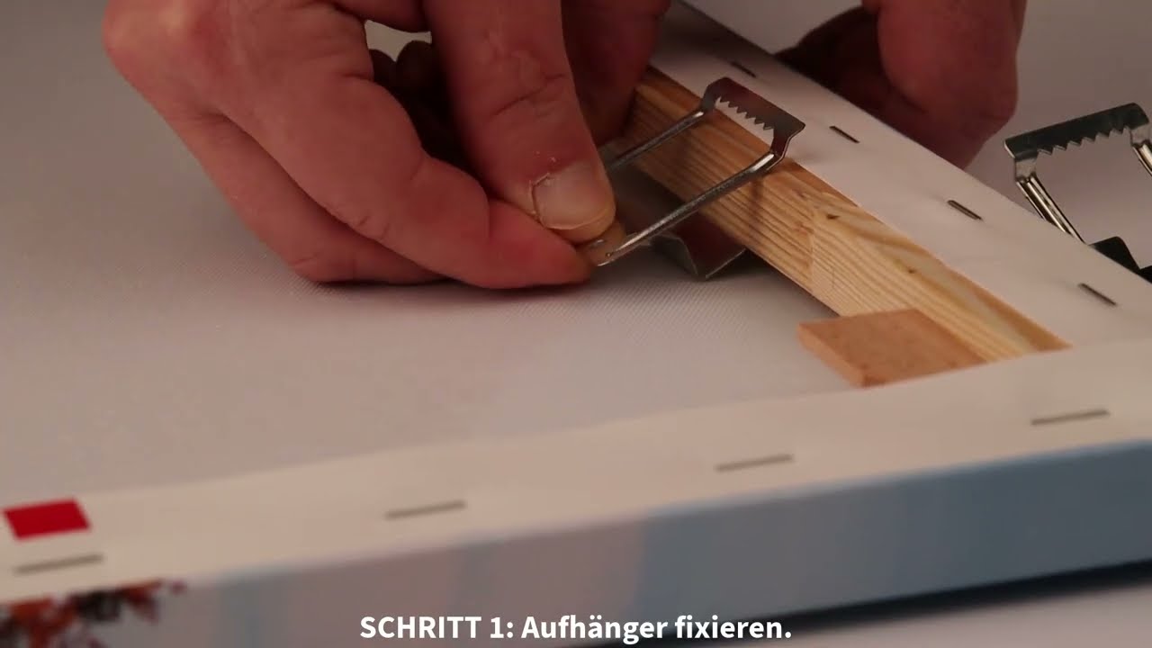 Fotoleinwand in 3 SCHNELLEN Schritten aufhängen