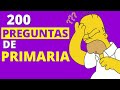 200 Preguntas de Primaria sobre Cultura General👉【¿Sabes más que un niño de primaria?】🤔📚