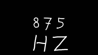 875 hz