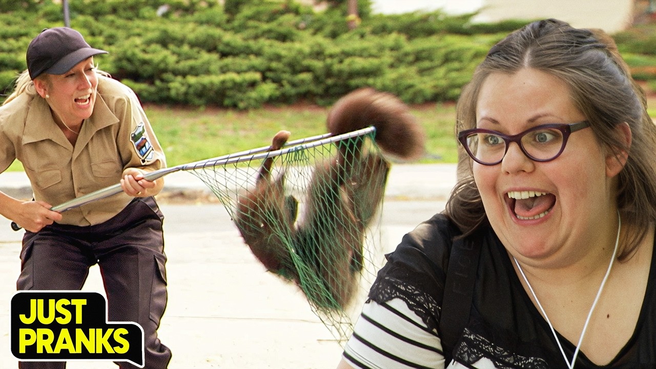 This Animal Came Out of NOWHERE 😳🐿️ | Just Pranks