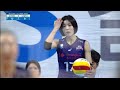 Lee jaeyeong from strong serve to back attack 