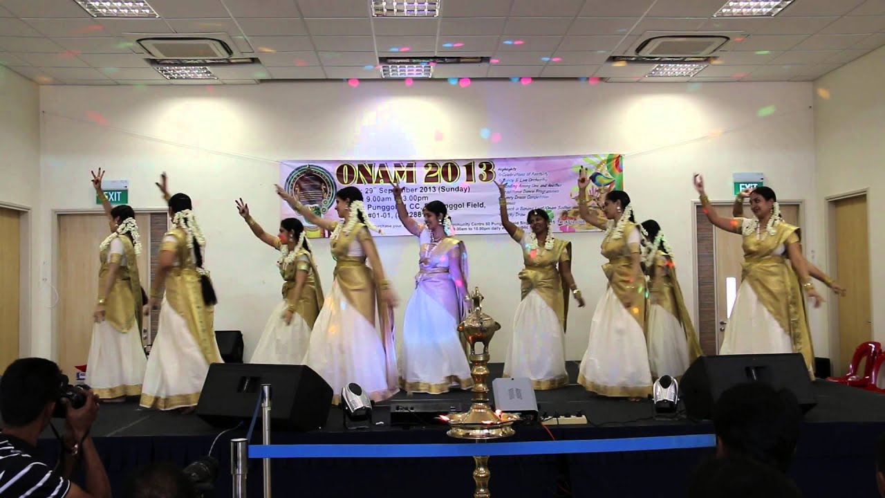 keraleeyam- theme dance @ Punggol CC Onam'13