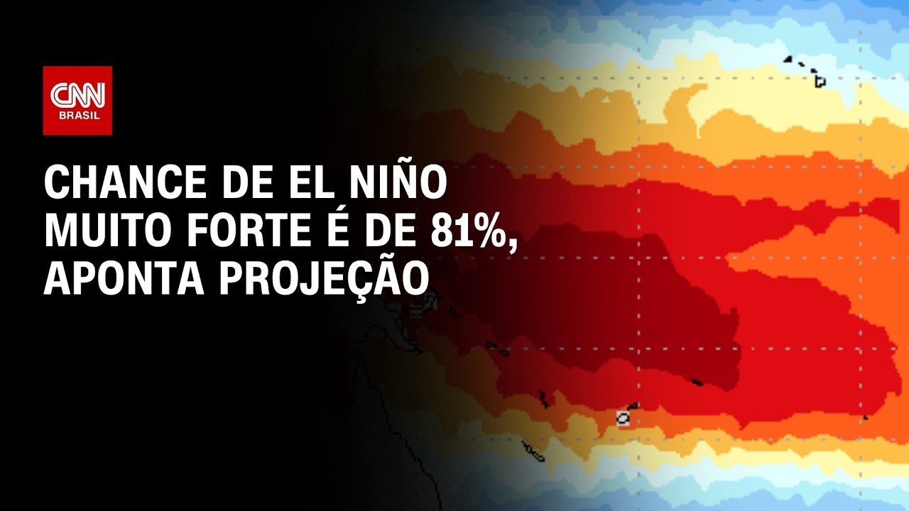 Chance de El Niño muito forte é de 81% entre outubro e dezembro, aponta projeção | CNN PRIME TIME
