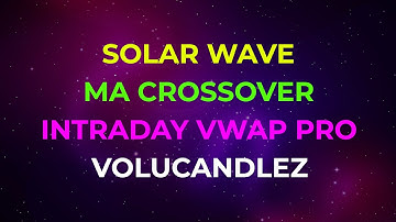 [NinjaTrader 8] Solar Wave + MA Crossover + Intraday VWAP Pro + VoluCandlez Indicators