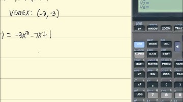 Technology in College Algebra - Quadratic Functions - Vertex - TI-82