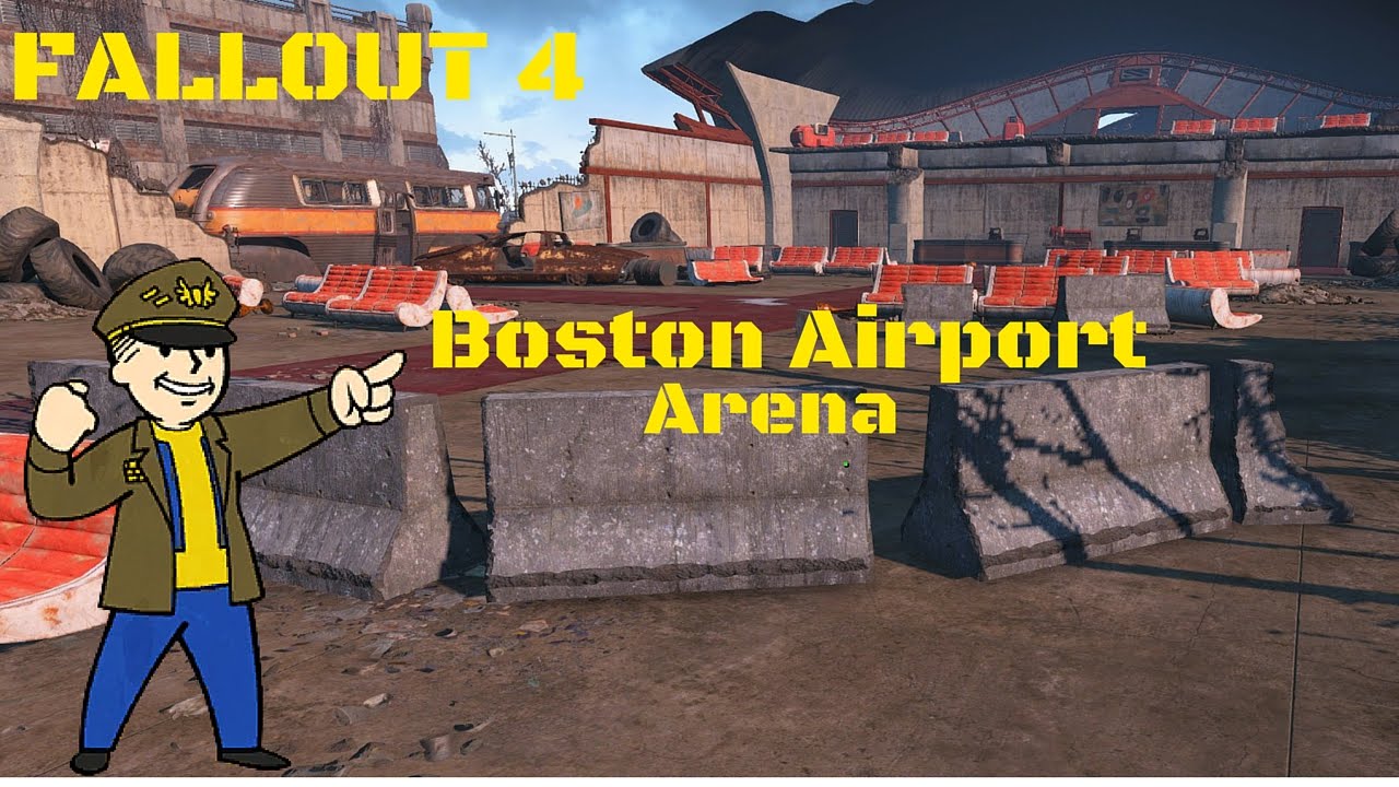 Fallout 4 Boston Airport Arena and Gunner Farm YouTube