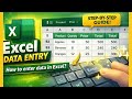 💻 Excel में Data Entry करना सीखें | Complete Data Entry Tutorial in Excel | Excel for Beginners 🇮🇳
