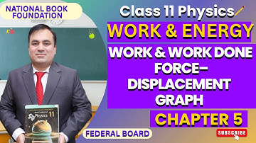 Physics 11: Work & Work Done from Force Displacement Graph | Chapter 5 : Work & Energy | NBF