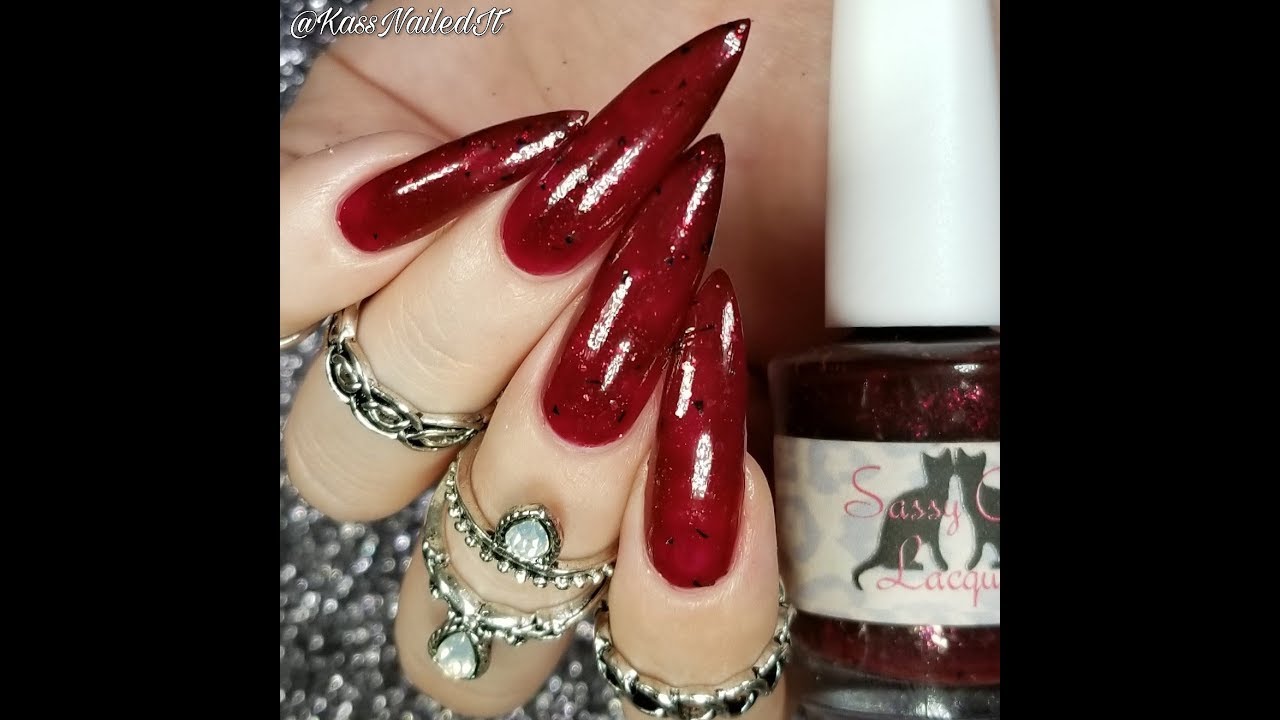 No Tricks, Just Treats ~ Sassy Cats Lacquer || Indie Nail Polish Swatch Application Swatch