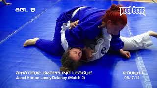 Girls Grappling: Janel Horton Vs Lacey Delaney (Match 2) Remastered Classic  Amateur Grappling