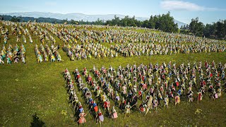 Manor Lords - 1000+ Men Battle (MASSIVE Battle)