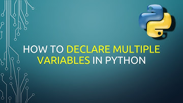 How to declare multiple variables in Python