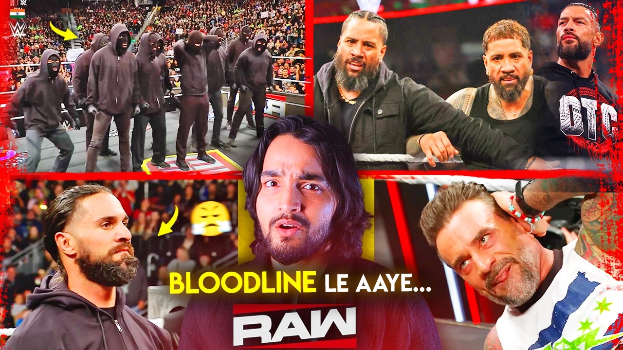 'Ye Kon Aa Gaye🤯' Roman Reigns & Bloodline Embarrassed, Seth Rollins - WWE Raw Highlights
